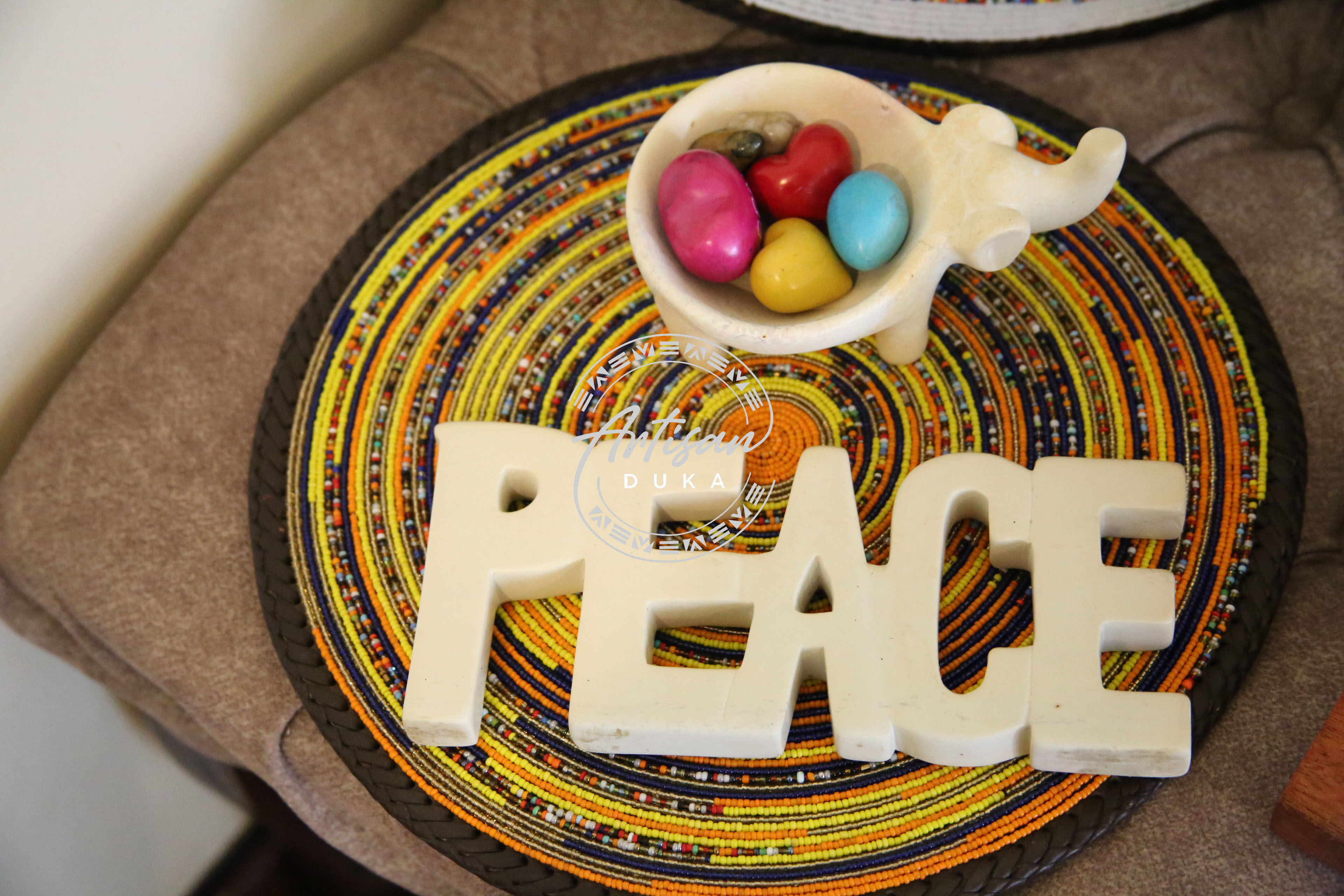 Bumble bee Beaded placemat