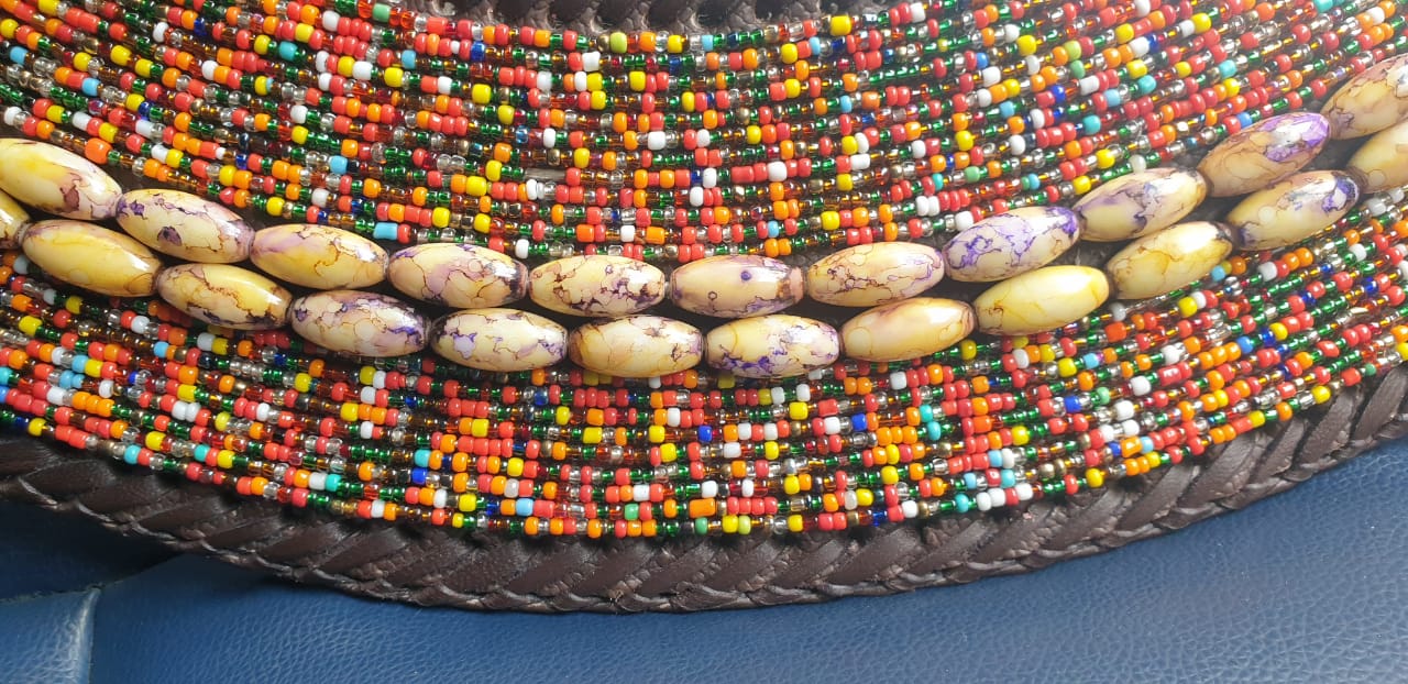 Maasai Beaded Mirror