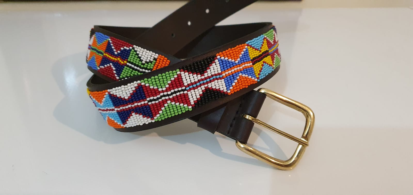 Beaded belts, multicolored beaded belts, Kenyan beaded belts, African belts