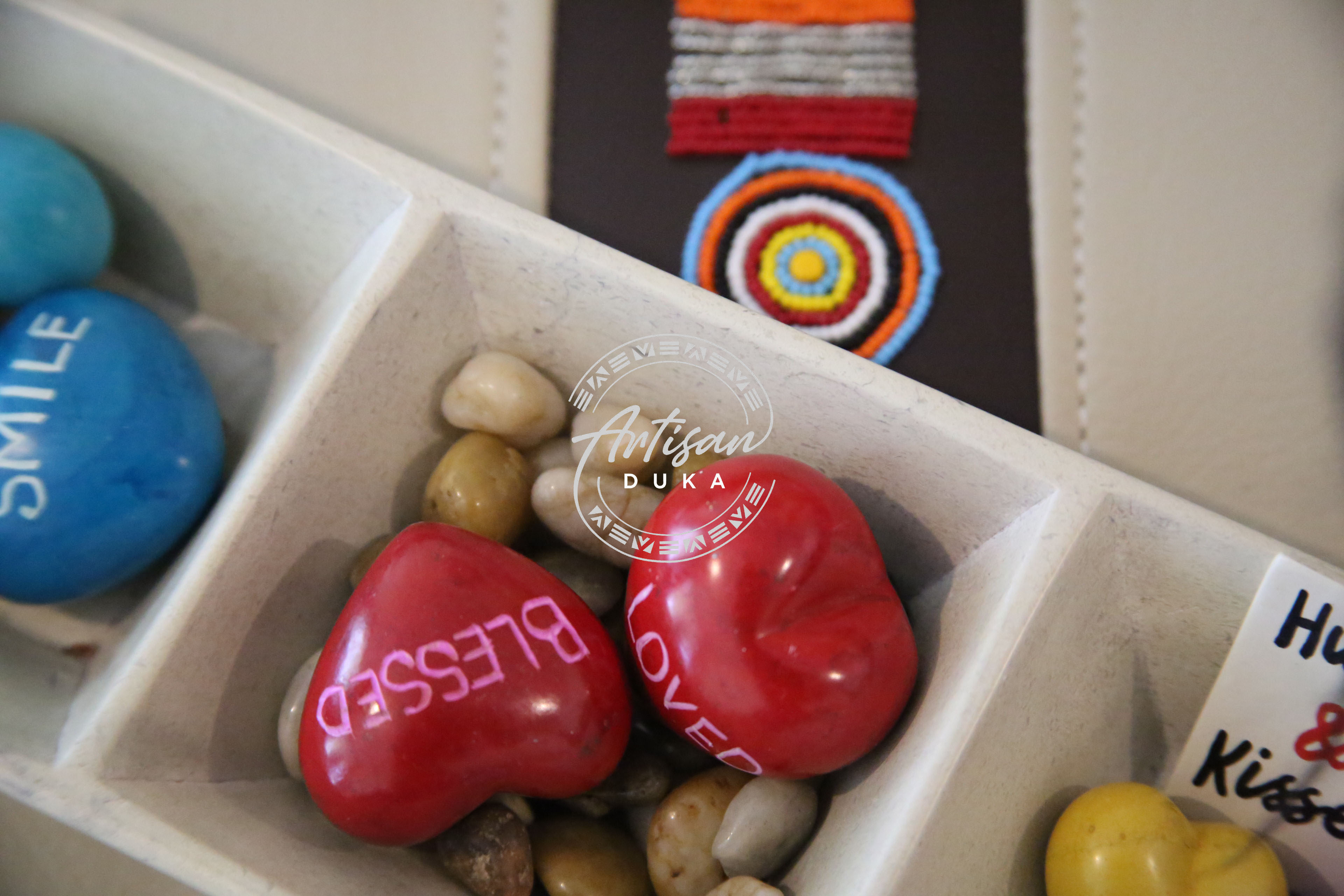 Heart shaped soapstone, soapstone, Kenyan soapstone, African soapstone