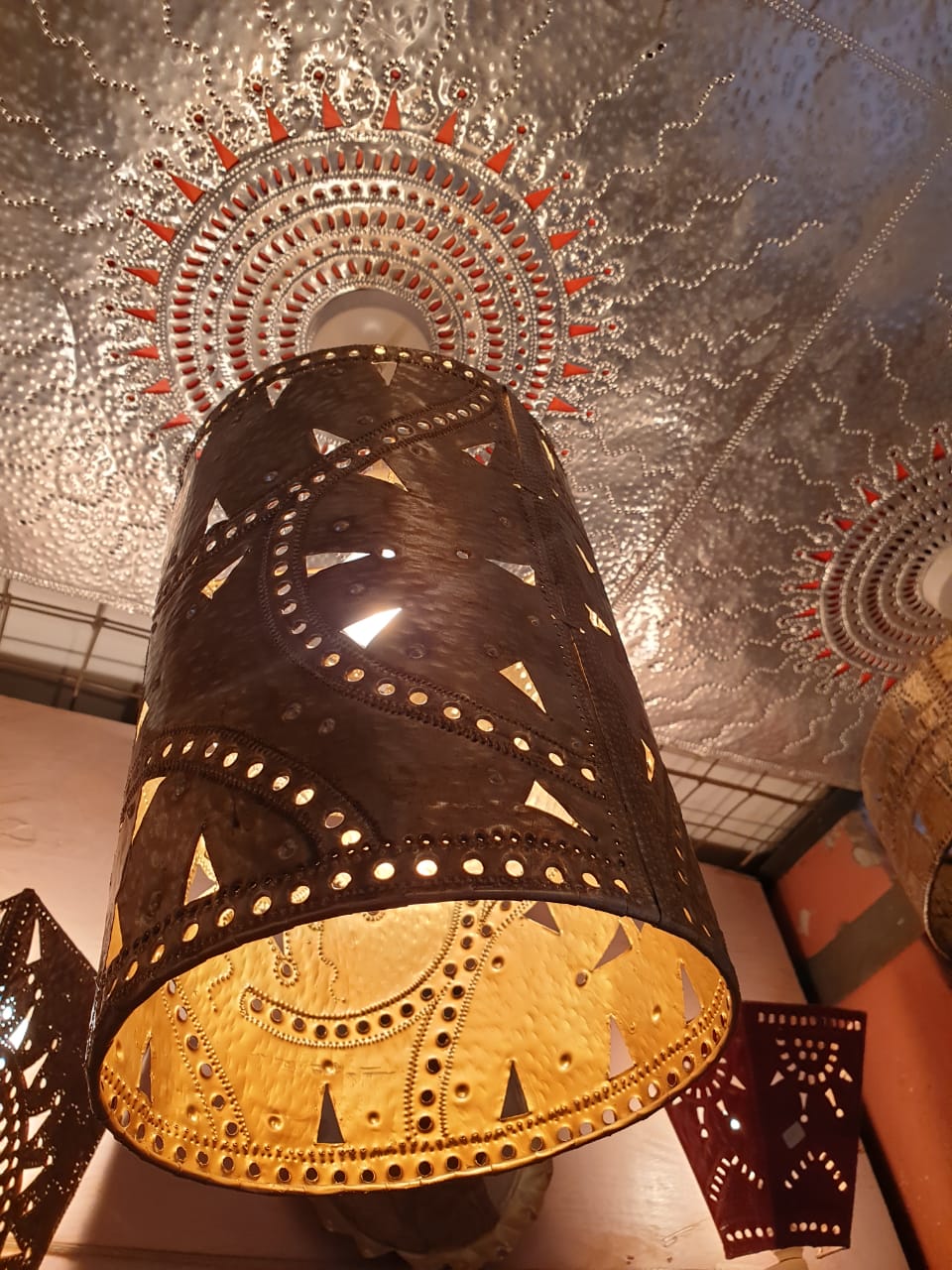 Ceiling Drum Lampshade
