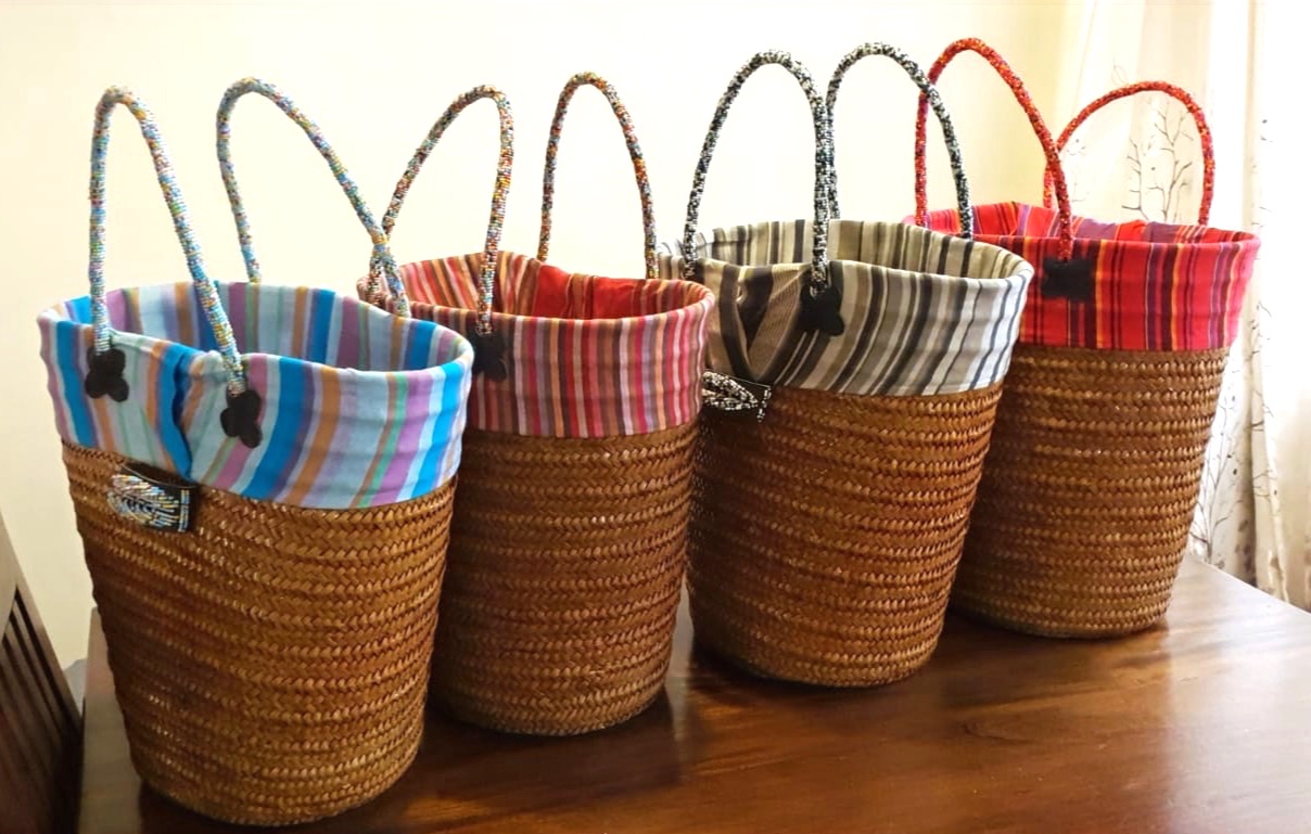 Beach or Picnic Kikoy Baskets