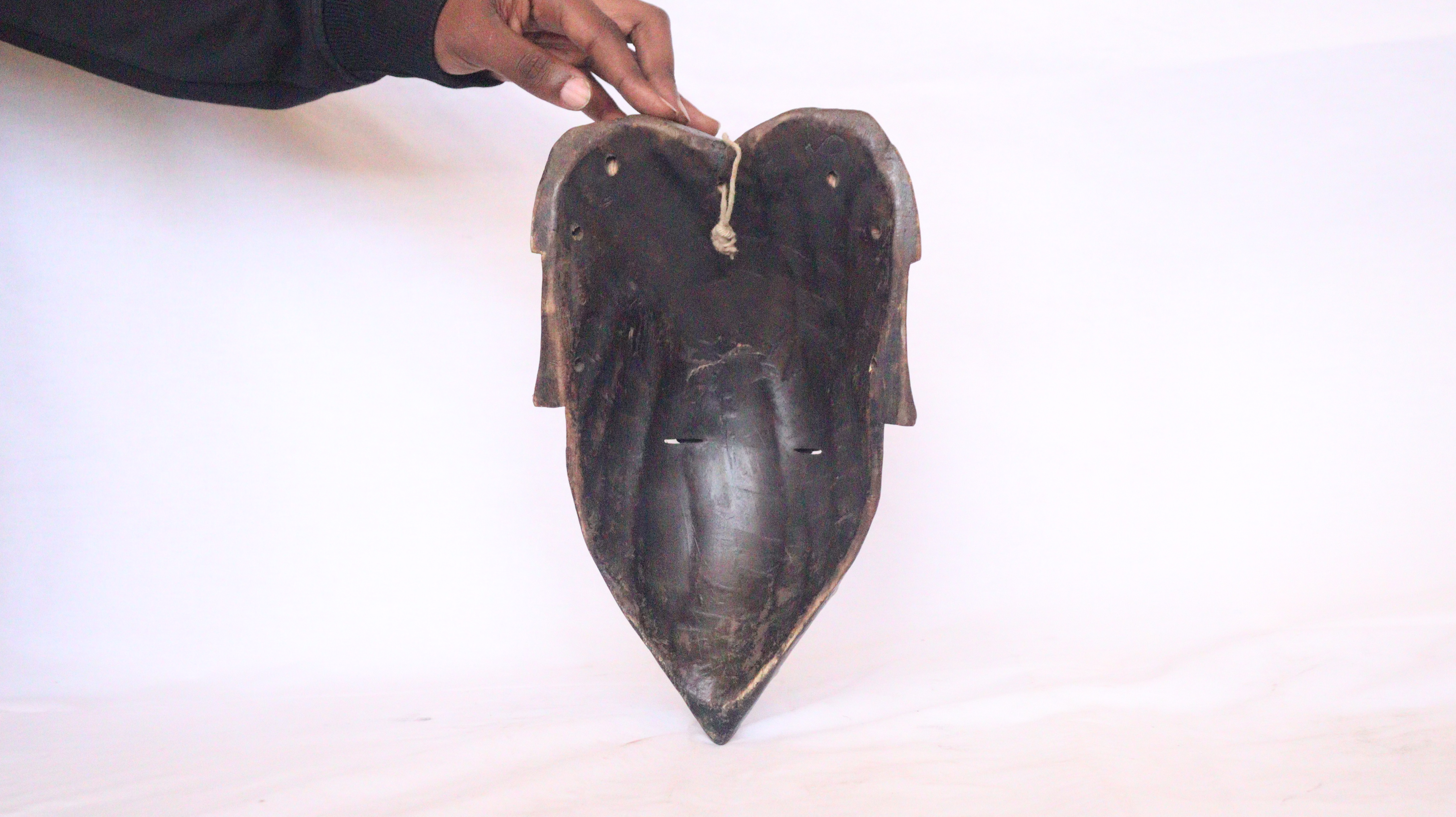 Tikar coin mask, African mask,