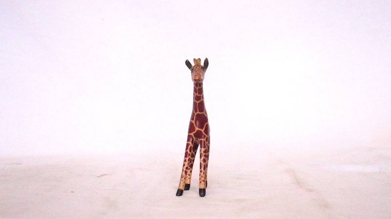 Antique, Wooden giraffe, Carved giraffe, Kenyan giraffe, African giraffe