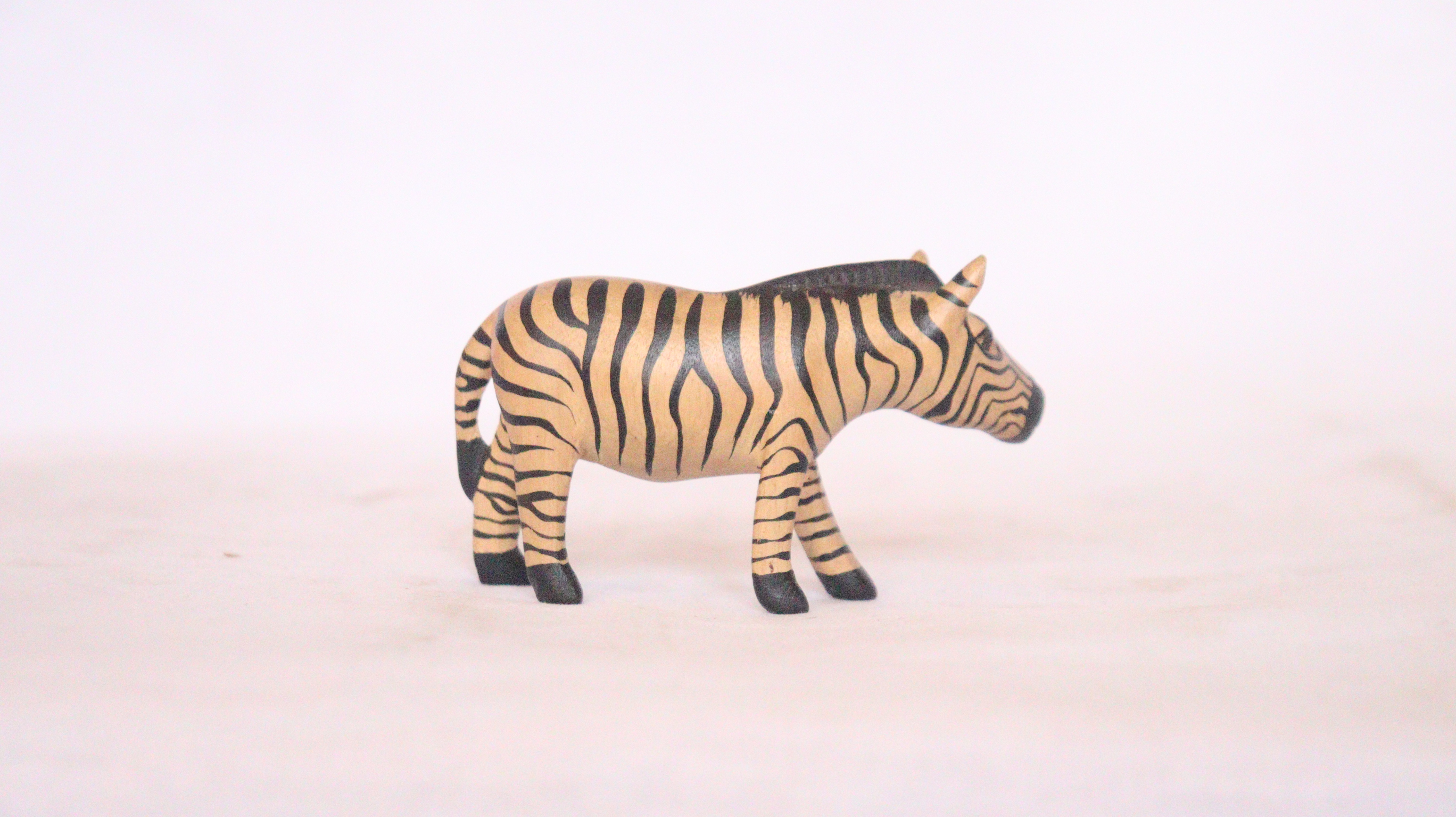 Antiques, Wooden Curved Zebra, Curved Zebra, Zebra, African Zebra