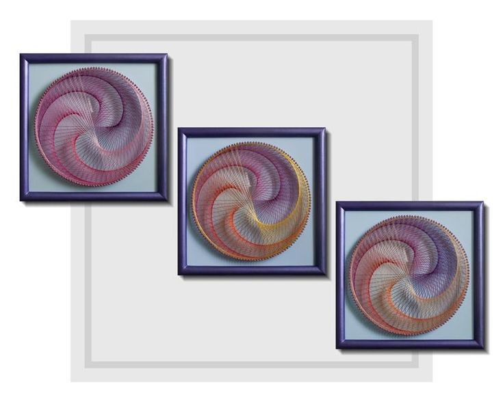 Spiral String Art Home Decor, Wall decor, Wall Art