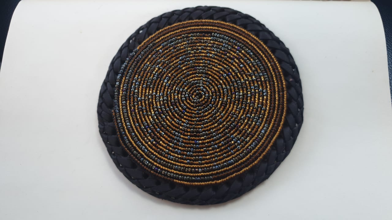Bronze Allure Beaded Coasters