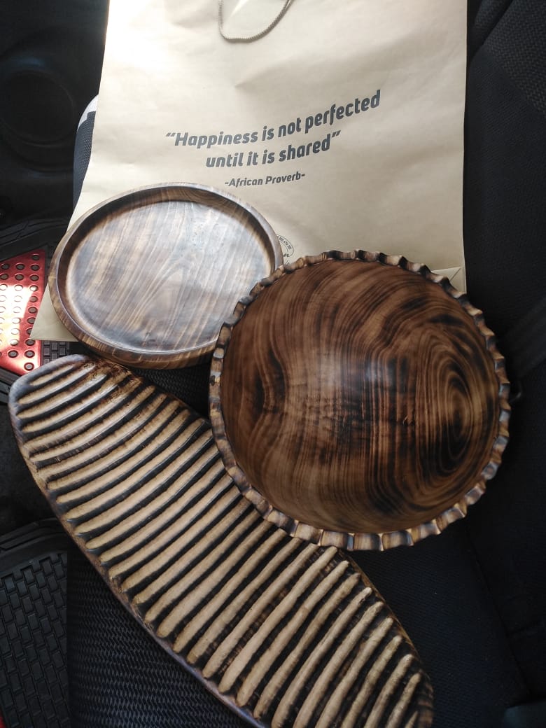 Wooden Server Set, Wooden servers