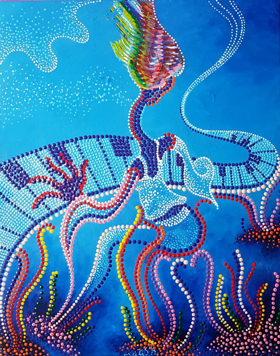 Blue Melodies Wall Art, Wall Art, Wall decor