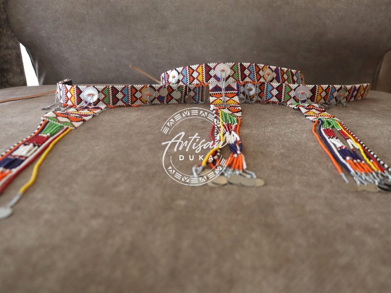 Maasai tribal chocker waterfall necklace, Maasai tribal chocker, Maasai chocker