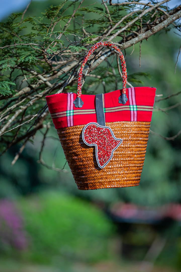 Kikoy basket, Sisal basket, Kenyan kikoy basket, Kenyan basket