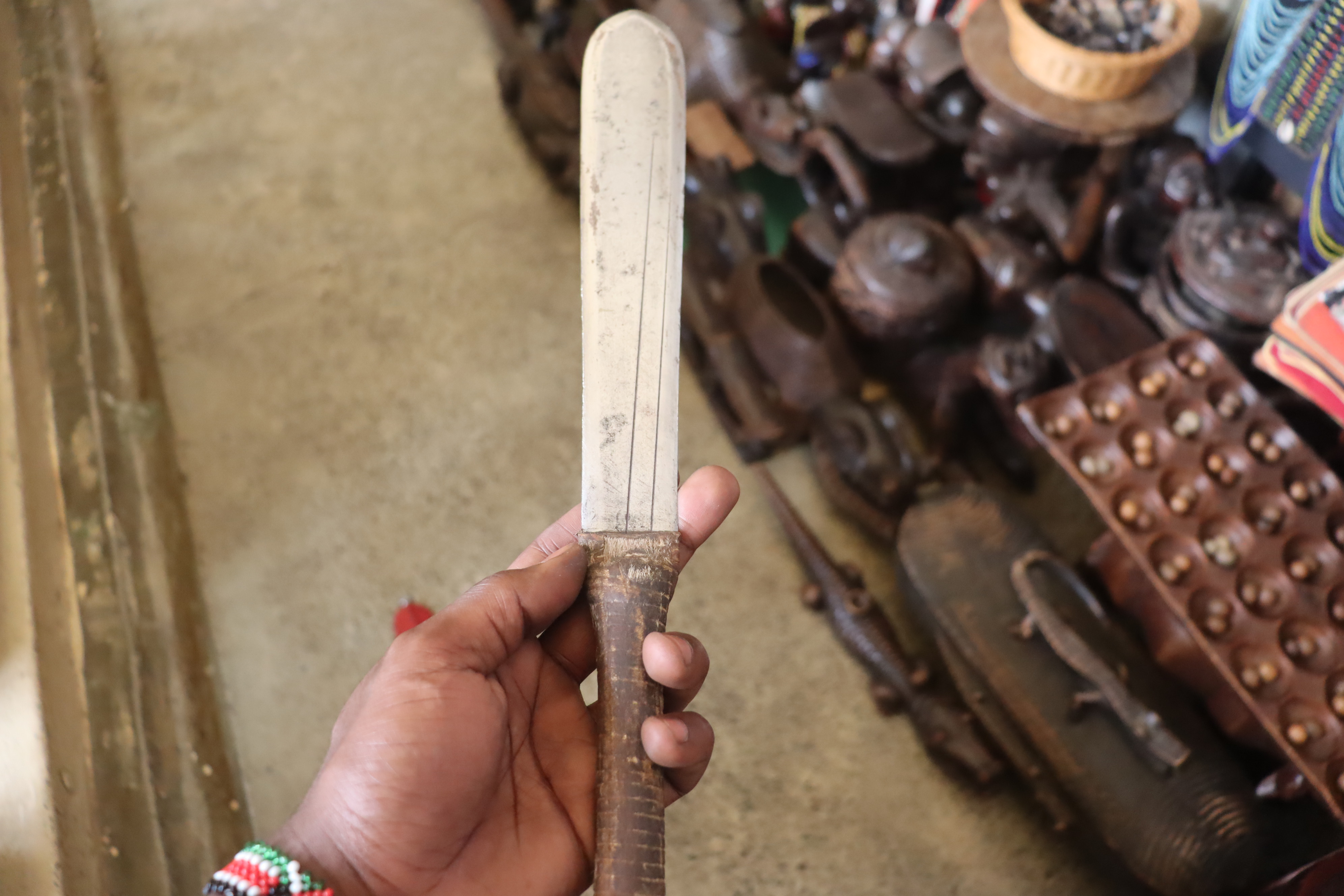 Timeless Maasai warrior machete