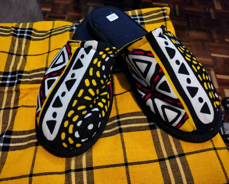 Ankara slippers, Kenyan slippers, African slippers, slippers