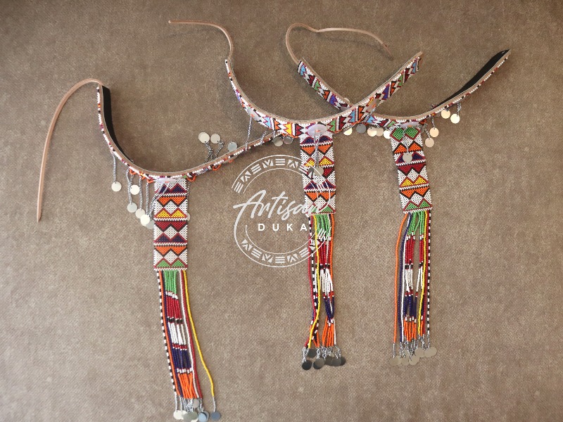 Maasai tribal chocker waterfall necklace, Maasai tribal chocker, Maasai chocker