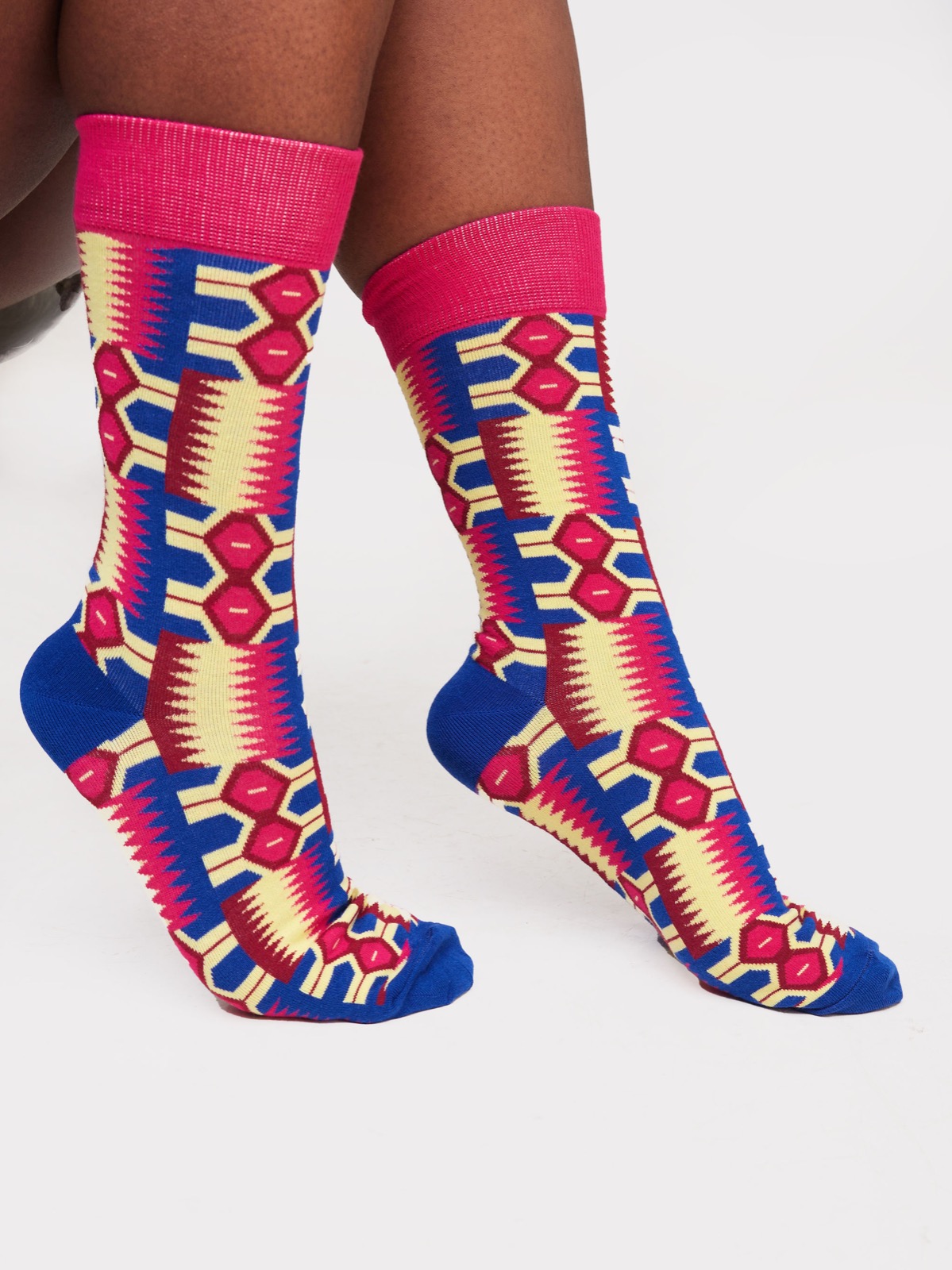 Vibrant Ankara socks