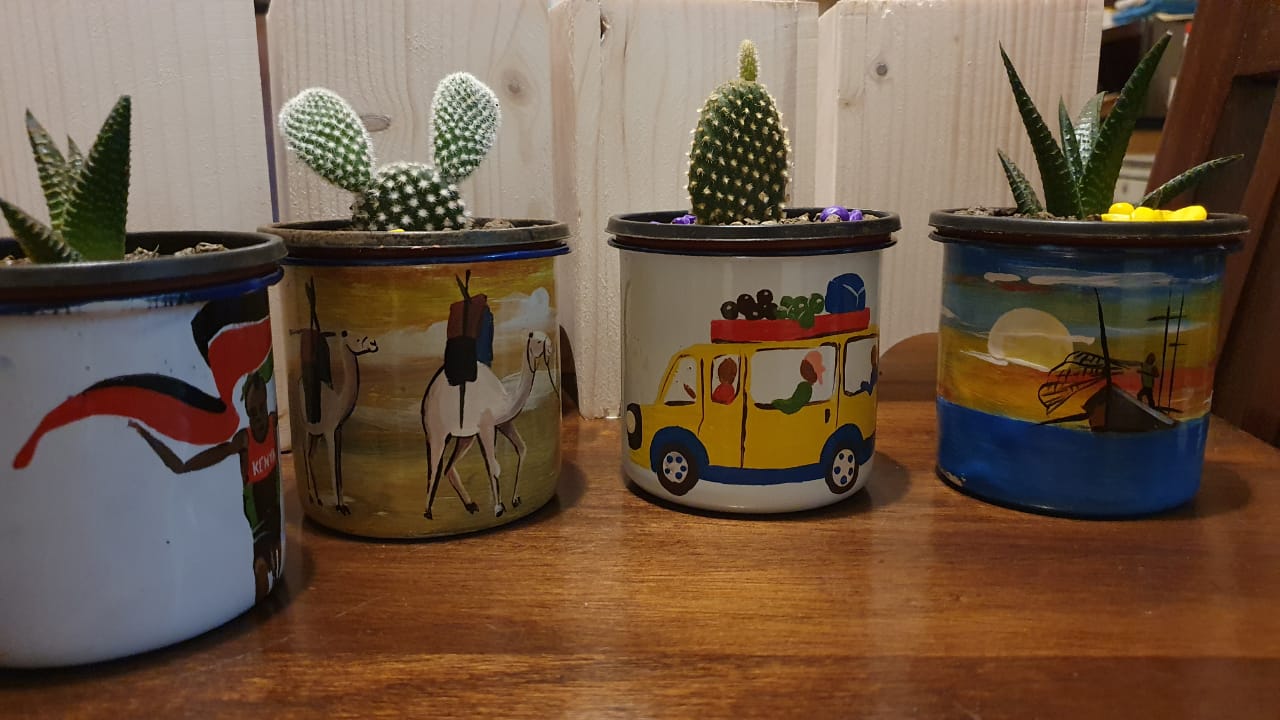Handpainted Planters - Gichagi Cup