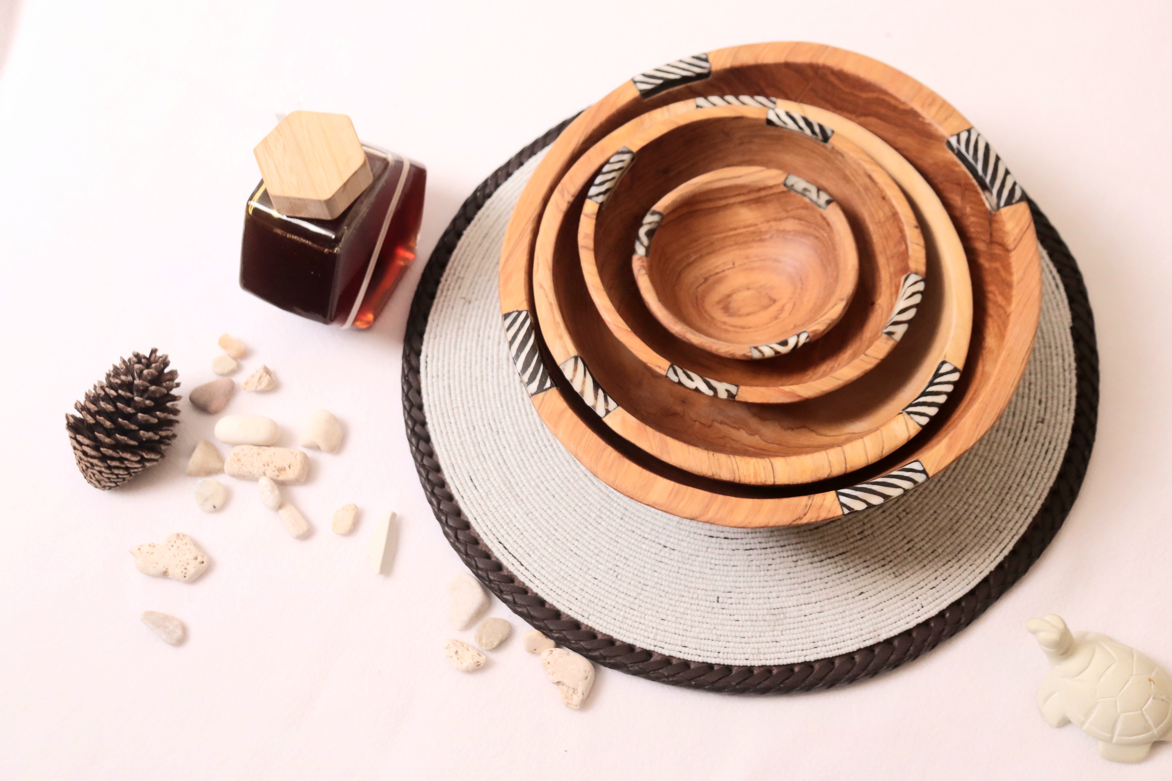 Handmade Wooden bowls set